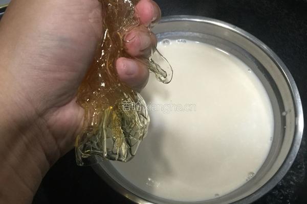椰蓉奶冻的做法图解4