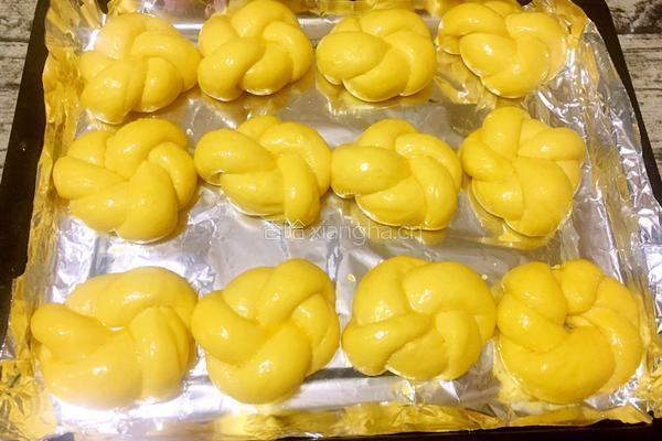 中种南瓜花环面包的做法图解22