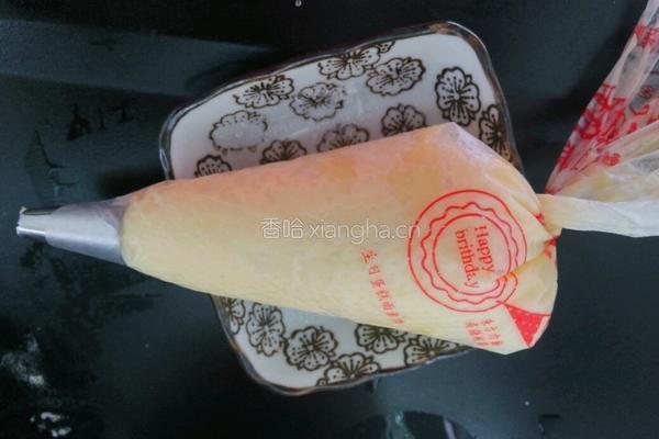 卡仕达注心蛋糕的做法图解7