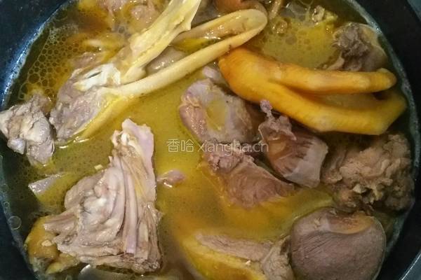 鸭胗炖鸭肉的做法图解4