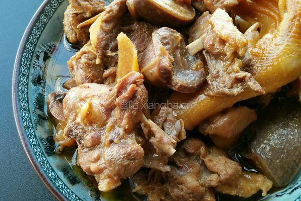 鸭胗炖鸭肉的做法图解6