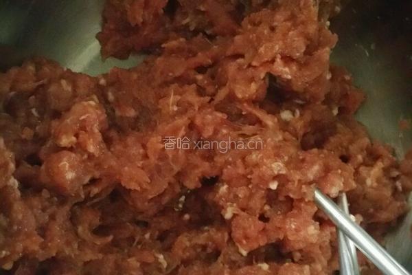 牛肉萝卜蒸饺的做法图解3