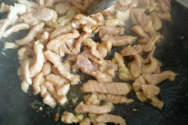 金针菇炒肉丝的做法图解4