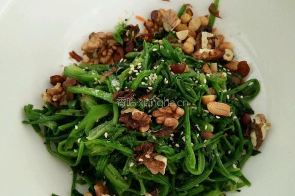 凉拌菠菜的做法图解4