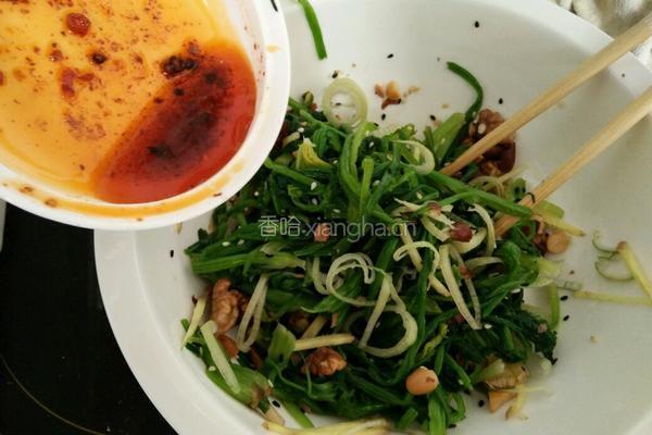 凉拌菠菜的做法图解5