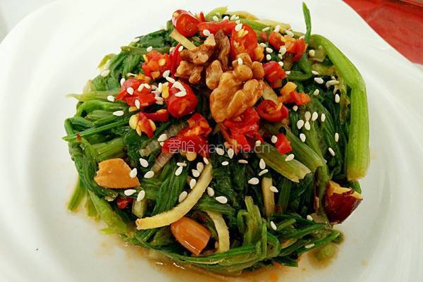凉拌菠菜的做法图解7