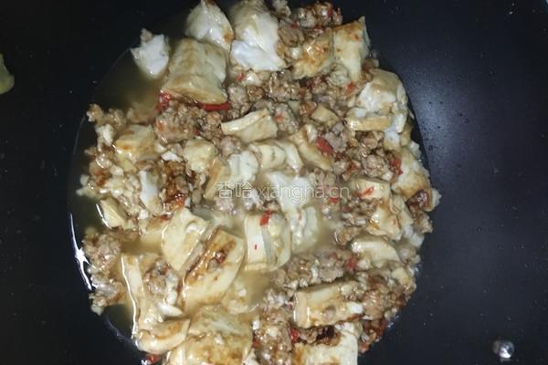 肉沫豆腐的做法图解8