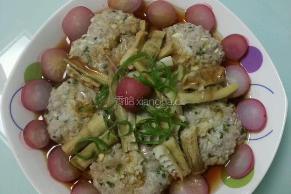 清蒸肉饼子的做法图解14
