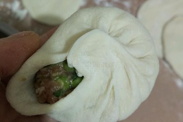 豆角肉馅包子的做法图解15