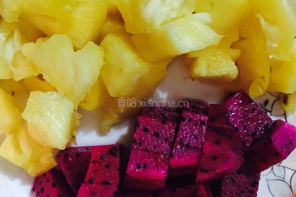 椰奶芋圆水果西米露的做法图解3