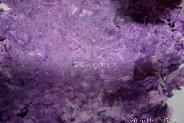 紫薯糯米丸的做法图解4