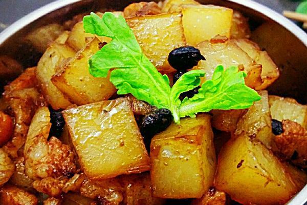 凉粉烧肉的做法图解14