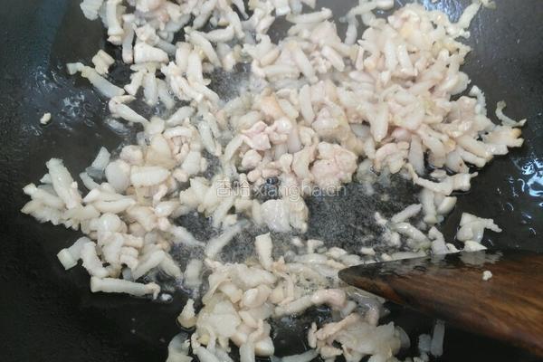 酸豆角炒肉沫的做法图解3