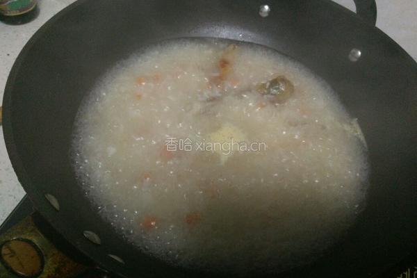 奥尔良鸡腿粥的做法图解5