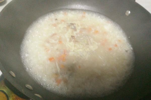 奥尔良鸡腿粥的做法图解6