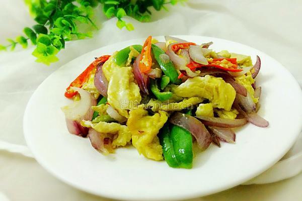洋葱炒蛋的做法图解14