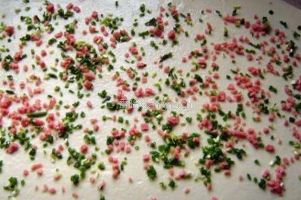 葱花火腿花卷的做法图解6