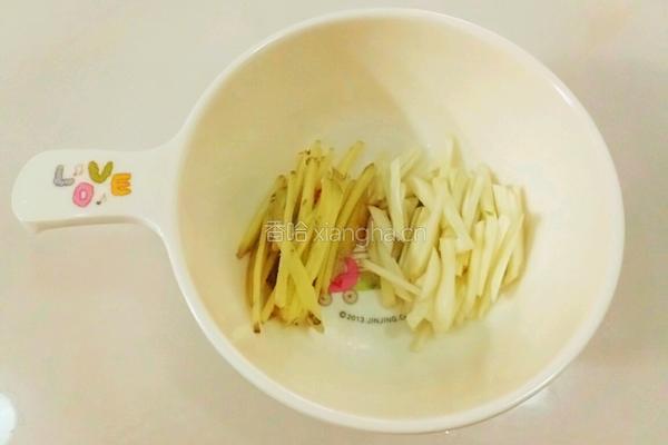 炒三丝的做法图解2