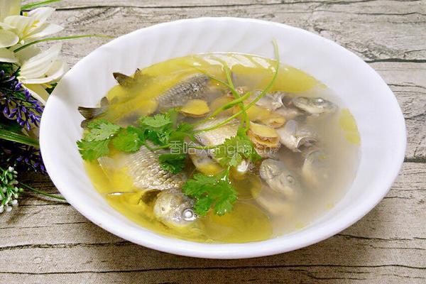 鲫鱼炖茶油的做法图解8