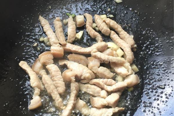 四季豆炒猪肉的做法图解3