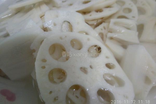 清炒藕片的做法图解2
