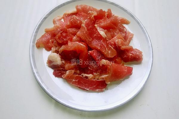 青笋炒肉片的做法图解1