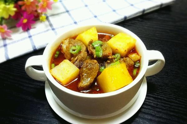 土豆炖羊肉的做法图解12