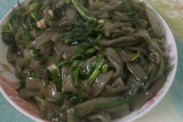 韭菜炒红薯粉的做法图解7