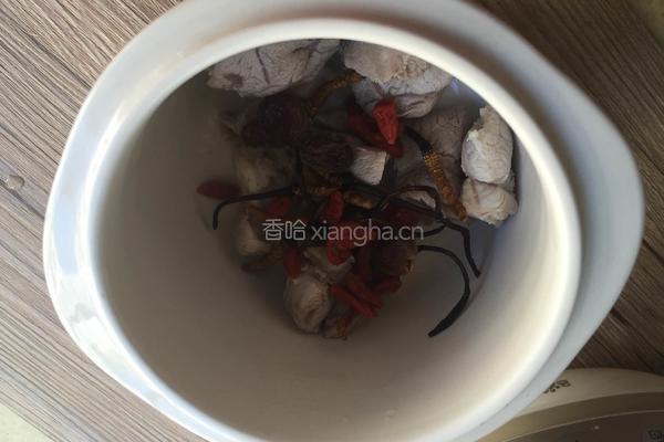 猪肉炖冬虫草的做法图解5