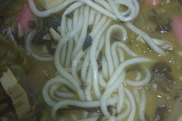 酸菜土豆粉的做法图解6