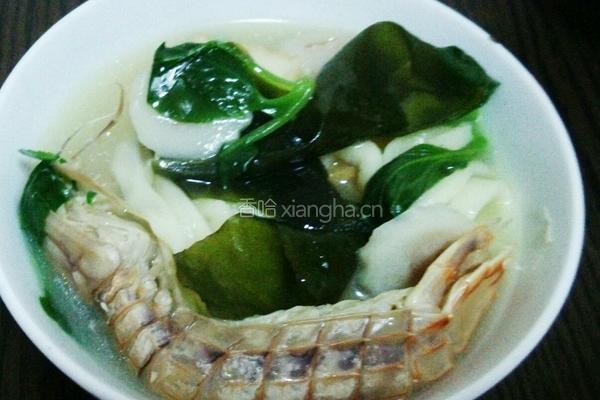 砂锅海鲜鸡蛋面的做法图解6
