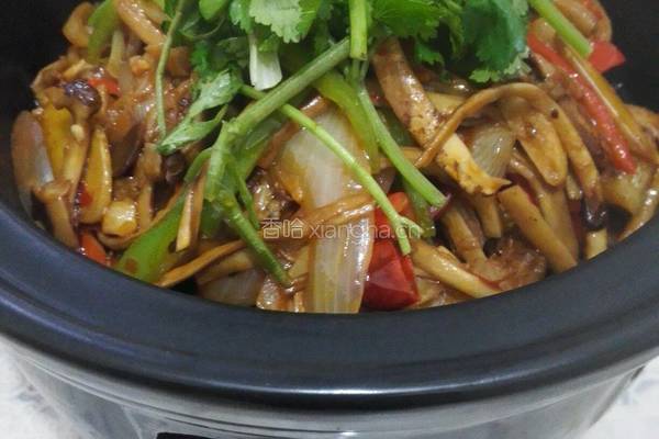 干锅茶树菇的做法图解9