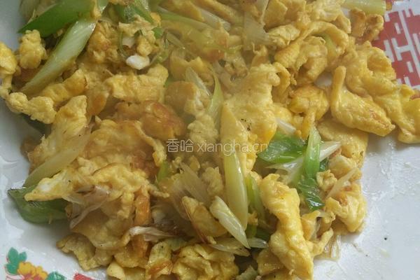 大葱鸡蛋的做法图解4