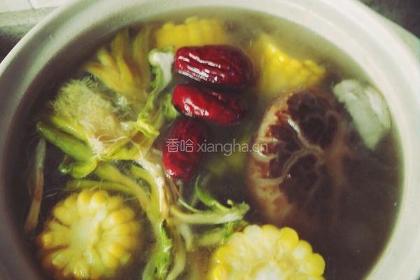 霸王花花菇煲排骨的做法图解8