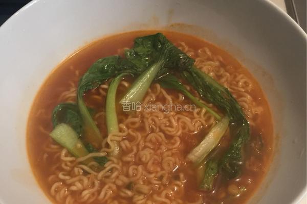 韩国辣白菜泡面的做法图解4