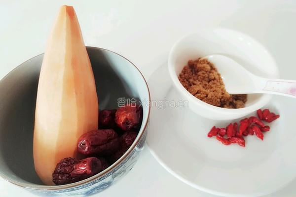 番薯红枣甜汤的做法图解1