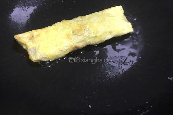 猪肉韭菜卷蛋的做法图解6
