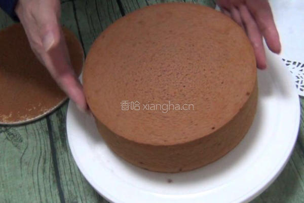 巧克力戚风蛋糕8寸的做法图解28