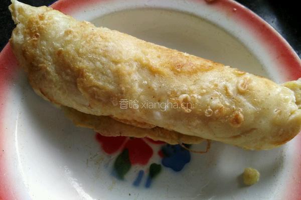 火腿鸡蛋面饼卷的做法图解5
