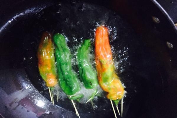 肉酿青椒的做法图解8