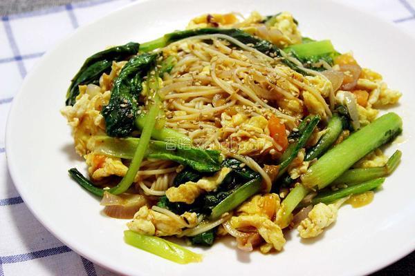 蔬菜炒面的做法图解9