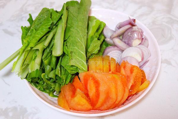 蔬菜炒面的做法图解2