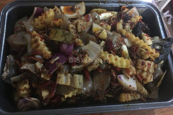 香辣烤鱼的做法图解11