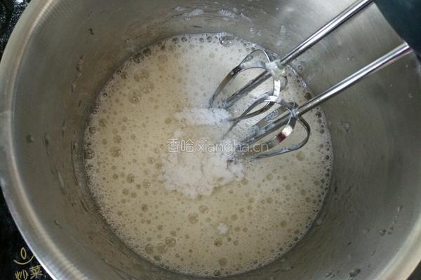 菠菜戚风蛋糕的做法图解6