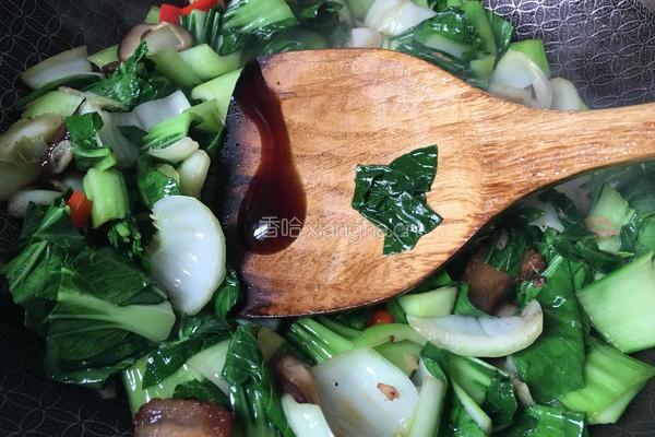 小炒青菜的做法图解10