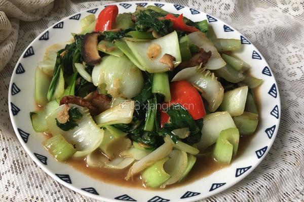 小炒青菜的做法图解12
