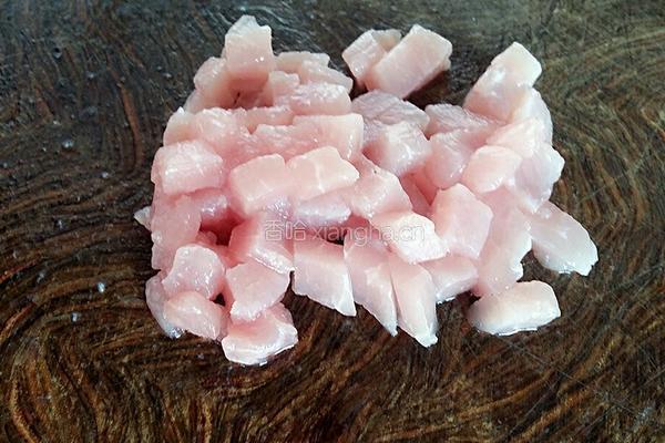 豌豆米炒肉丁的做法图解5