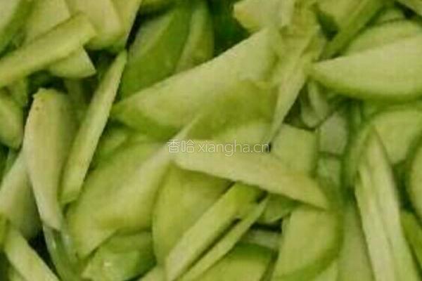 芥兰鸡蛋炒虾仁的做法图解1