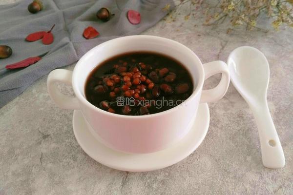 黑小麦米煮黑豆的做法图解10
