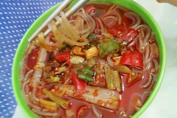 泡菜酸辣粉的做法图解13